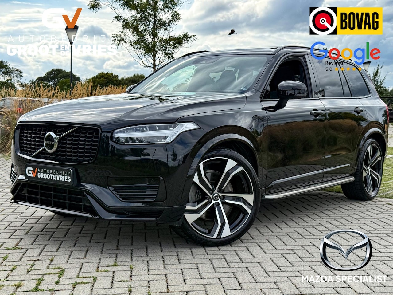 Volvo XC90 - 2.0 T8 Recharge AWD R-Design Luchtvering|Panorama|Trekhaak|360 Camera|Massage|HUD|22'' - AutoWereld.nl