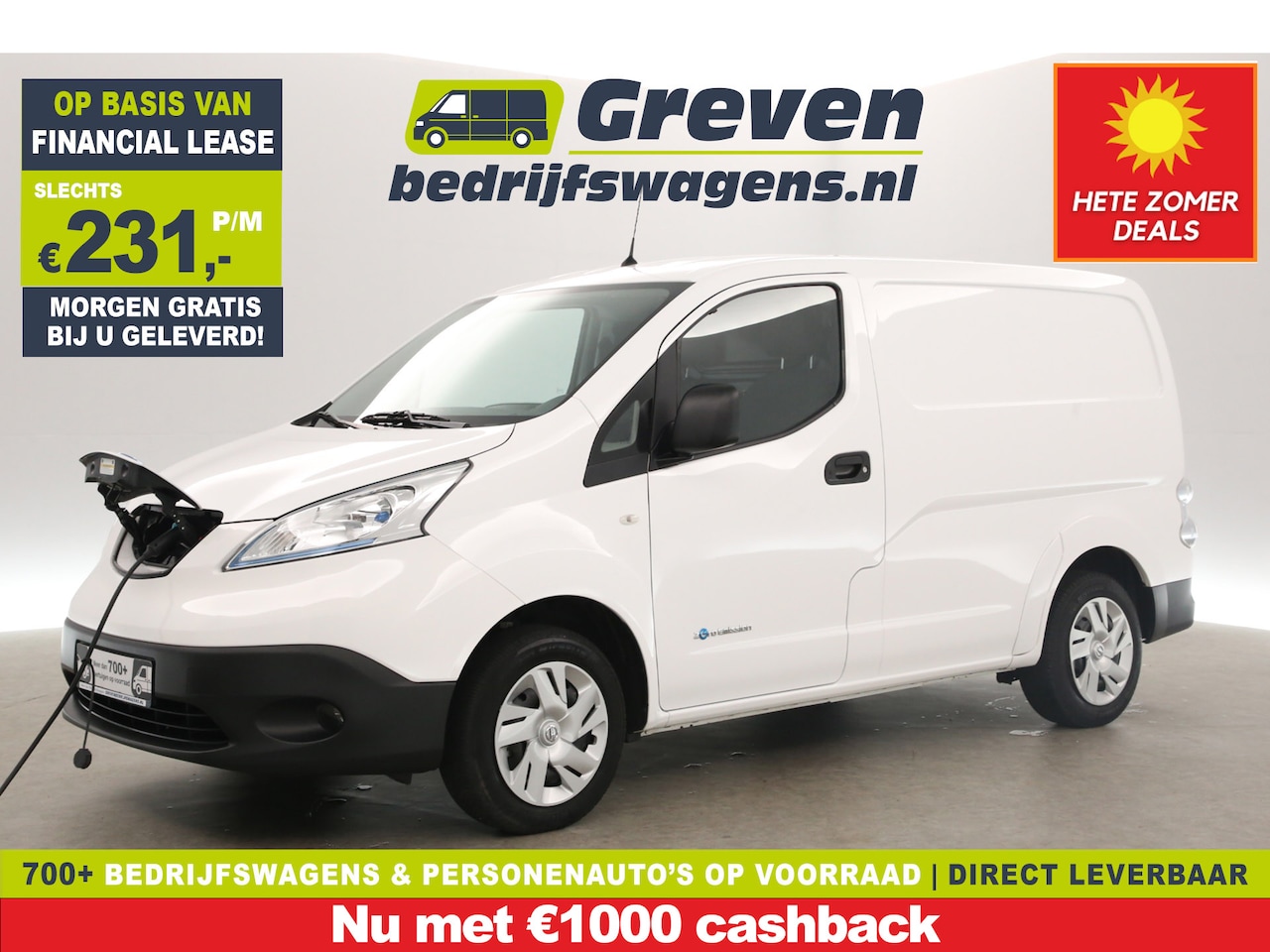 Nissan e-NV200 - Visia L1H1 40 kWh | Incl. Koop-accu | Elektrisch | EMISSIEVRIJE ZONE | Automaat | Airco | - AutoWereld.nl