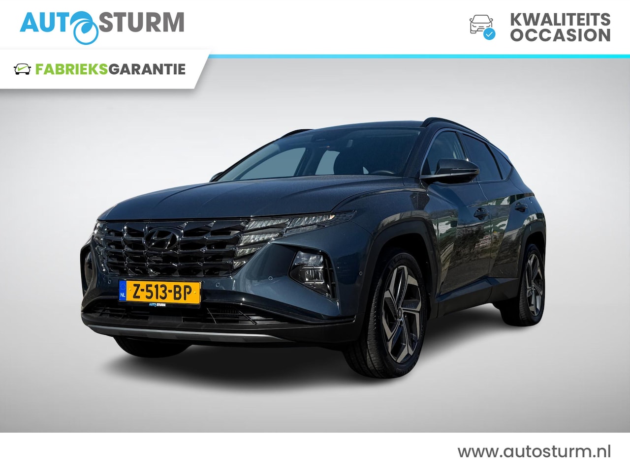 Hyundai Tucson - 1.6 T-GDI HEV Premium | Vol-Leder | Digitaal Instrumentenpaneel | Adapt. Cruise Control | - AutoWereld.nl