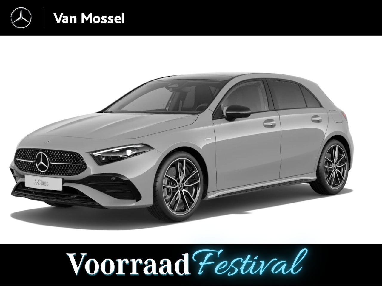 Mercedes-Benz A-klasse - 250 e Business Solution AMG AMG Line Plus - Alpinegrijs - Premium Plus - Panoramadak - Hea - AutoWereld.nl
