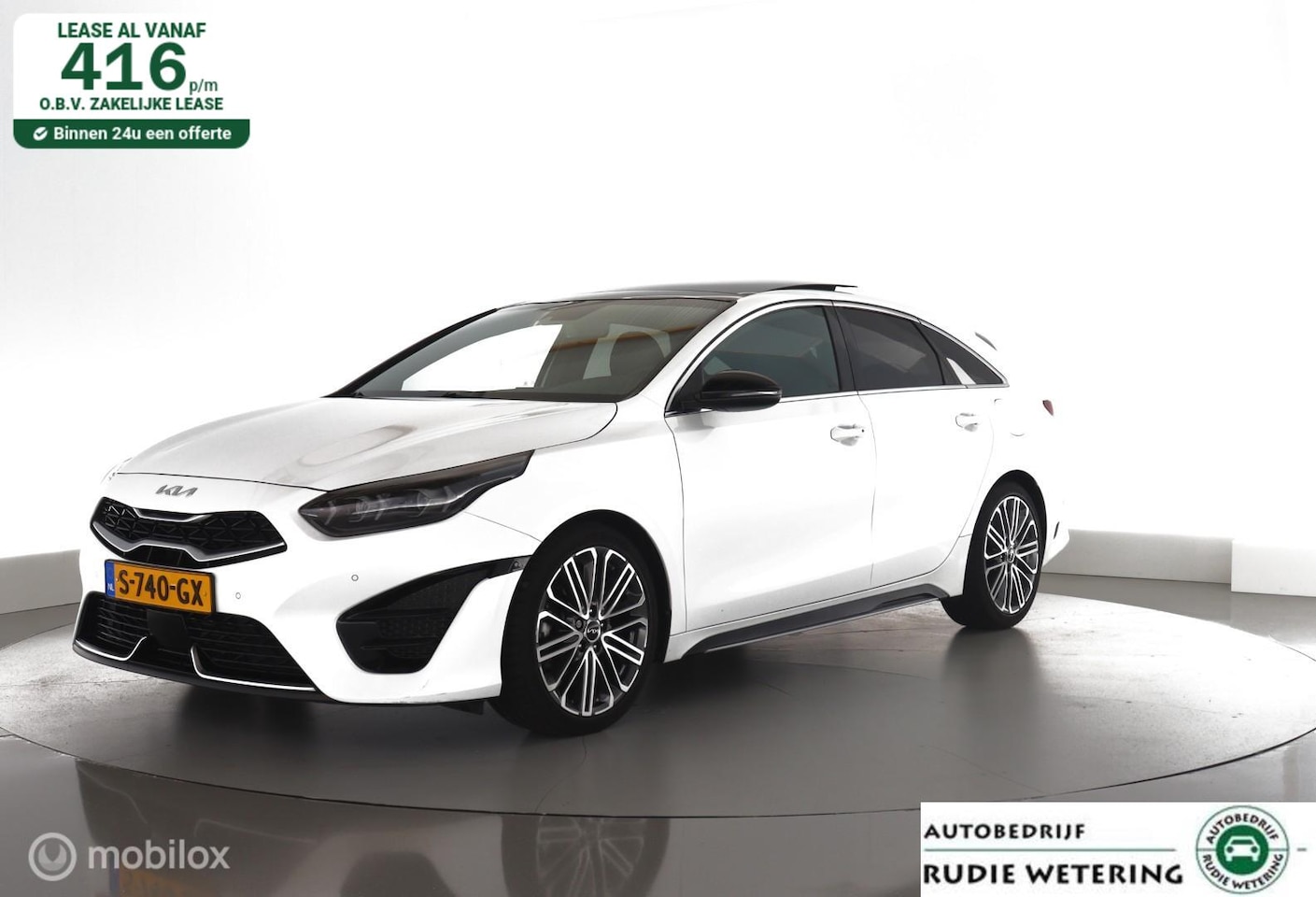Kia Pro cee'd - 1.5 T-GDi 160PK Automaat GT-PlusLine panorama|led|leer|cam|stoelverw.|ecc|acc|lmv18 - AutoWereld.nl