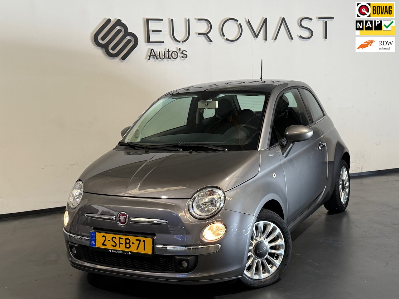 Fiat 500 - 0.9 TwinAir Lounge Panoramadak Automaat Airco Nieuwe Apk - AutoWereld.nl