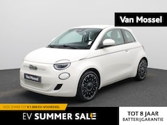Fiat 500 - La Prima 42 kWh | NAVIGATIE | ACHTERUITRIJCAMERA | STOELVERWARMING | LEDEREN STOELEN | CLI
