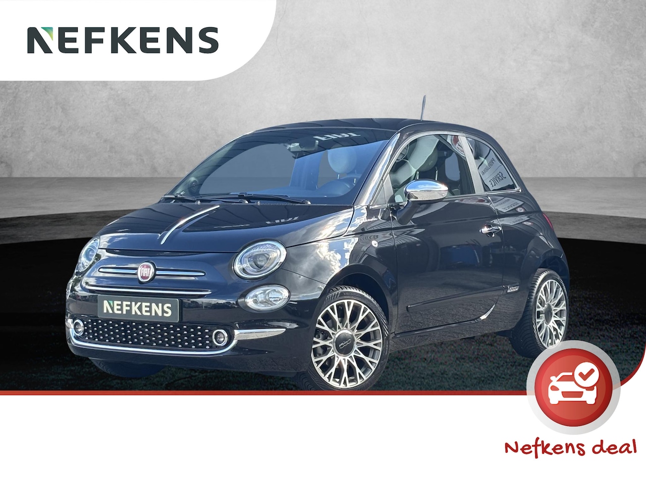 Fiat 500 - 1.0 Hybrid Dolcevita | Panoramadak | Climate | Navigatie | Parkeersensoren | 16" LM velgen - AutoWereld.nl