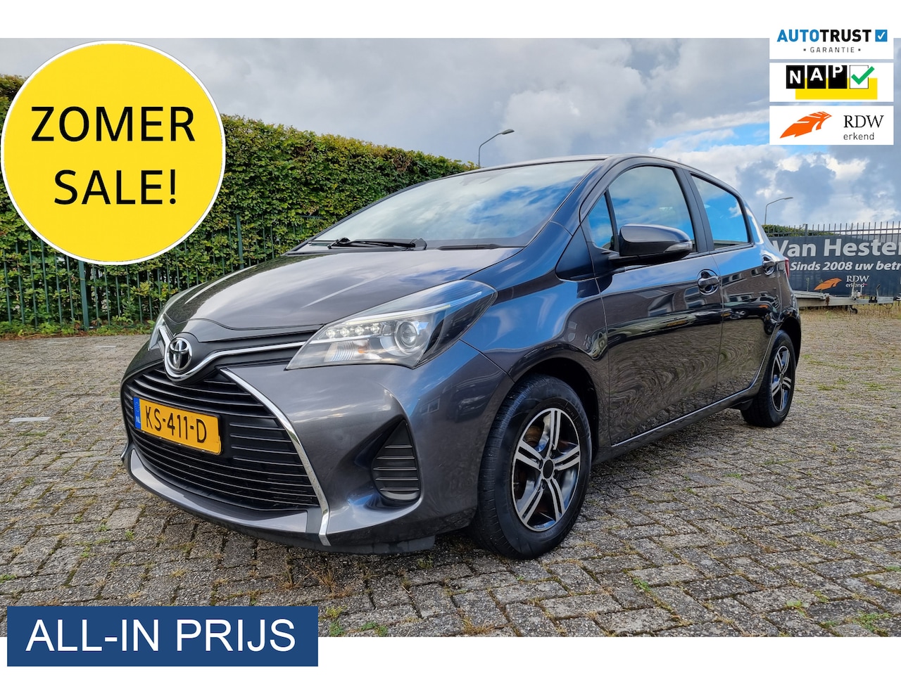 Toyota Yaris - 1.0 VVT-i ✅COMPLETE AUTO ✅DEALER ONDERHOUD - AutoWereld.nl