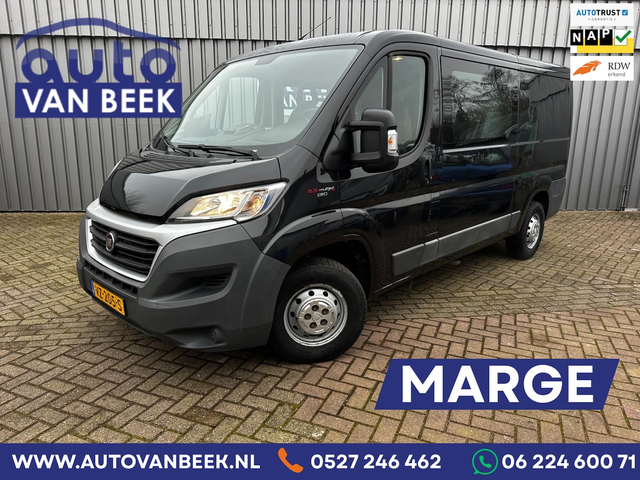Fiat Ducato - 33 2.3 MultiJet L2H1 DC|Trekhaak|Leder|Sensoren|6p - AutoWereld.nl