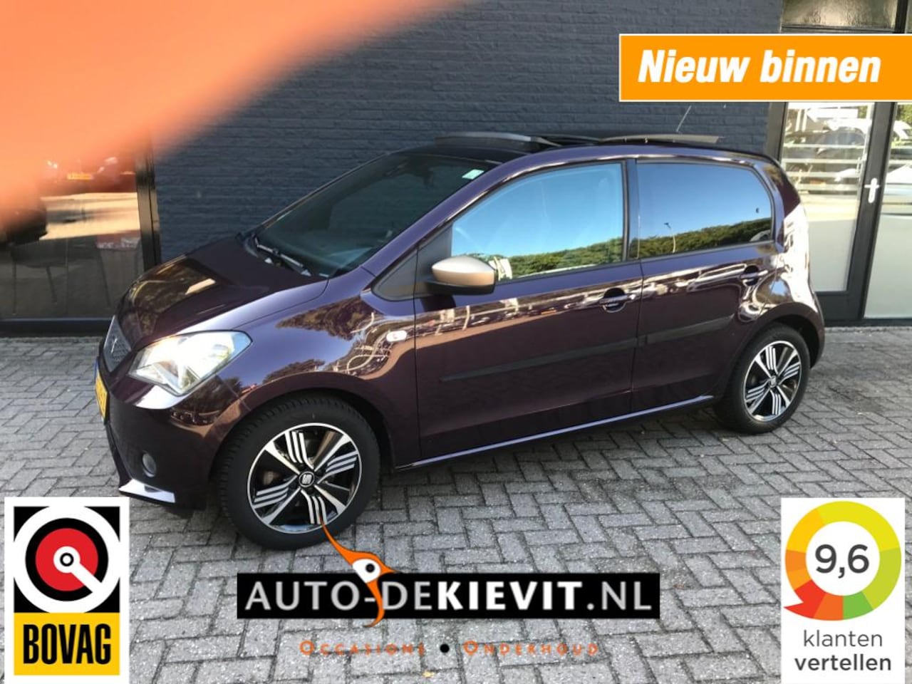 SEAT Mii - 1.0 COSMOPOLITAN **panoramadak** - AutoWereld.nl