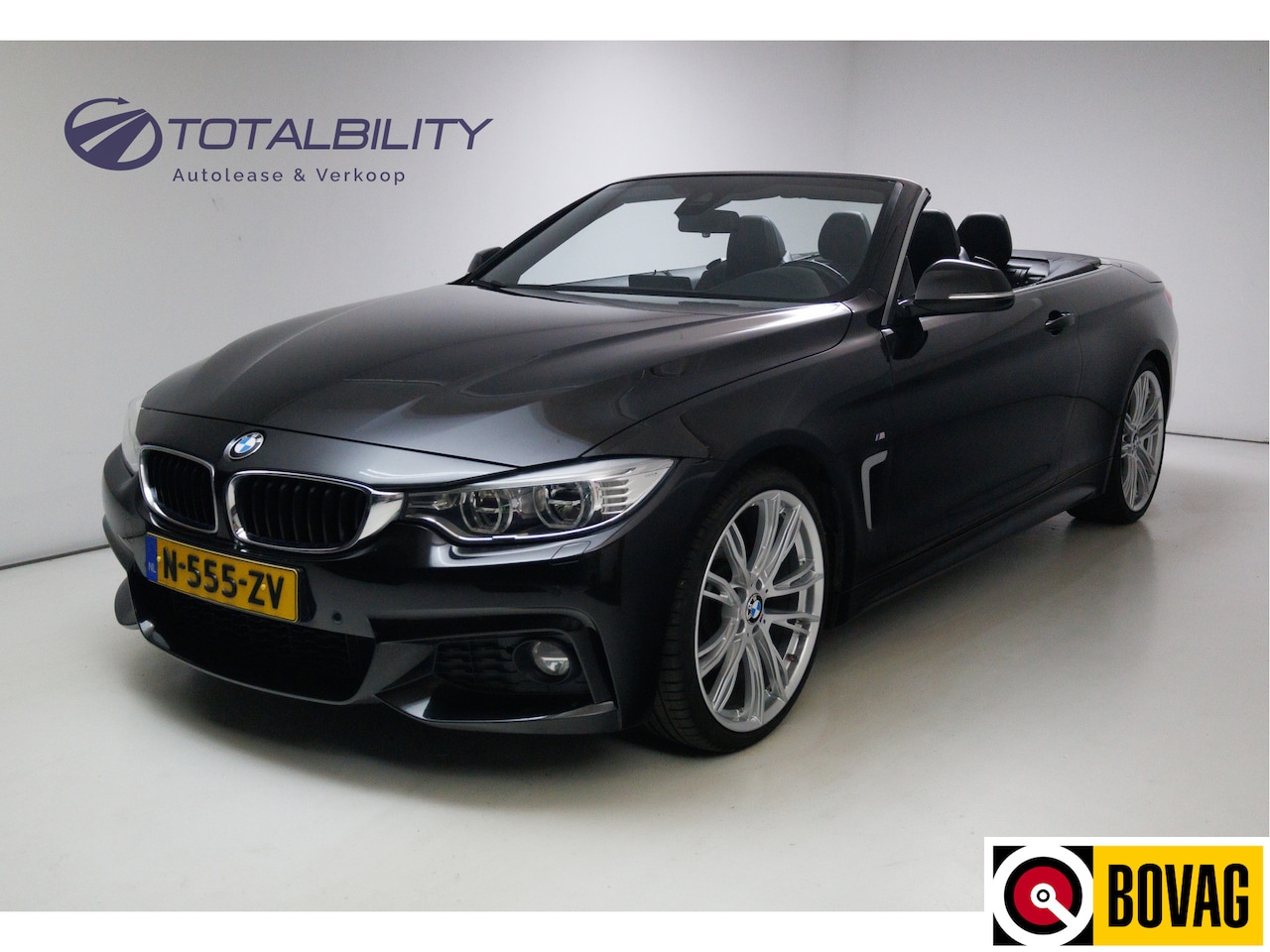 BMW 4-serie Cabrio - 428i M Sport 285 PK | Leer | Elektrisch verst.voorstoelen | Stoelverwarming | Navigatie Ri - AutoWereld.nl