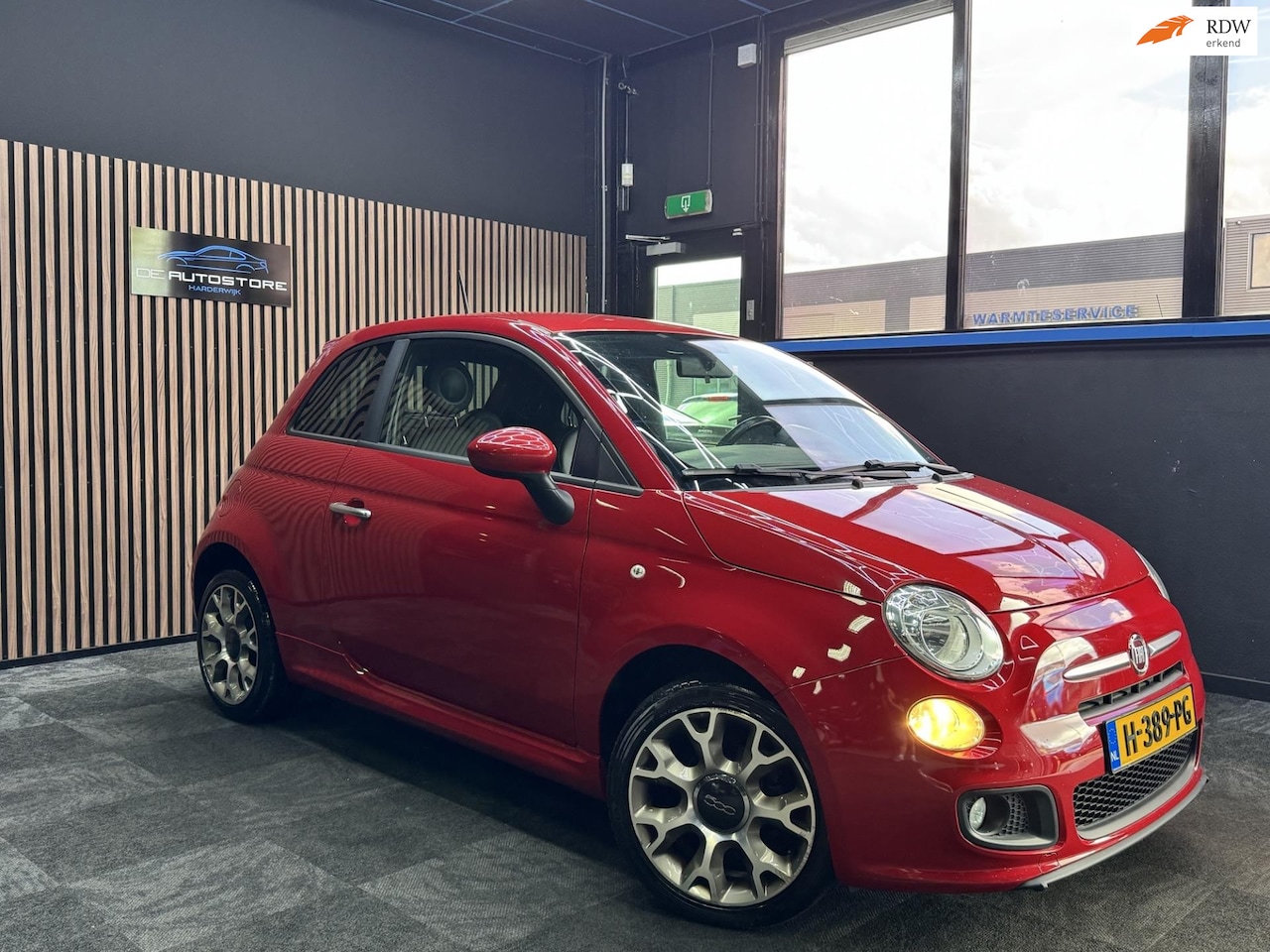 Fiat 500 - 1.2 Sport S Airco Alcantara Blue&My 16Inch Nieuwe Distr Riem Nieuwstaat!!! - AutoWereld.nl