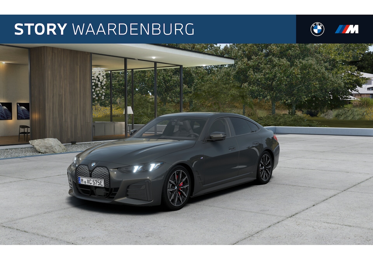 BMW i4 - eDrive40 High Executive M Sport / Schuif-kanteldak / Trekhaak / M Sportstoelen / Comfort A - AutoWereld.nl