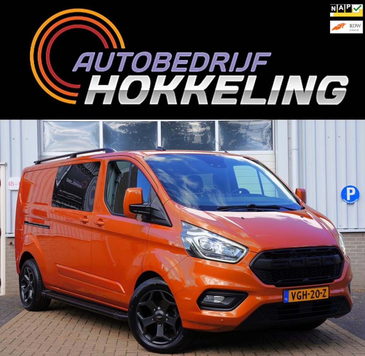 Ford Transit Custom - 2.0 TDCI 170pk! L2H1 Limited DC; Automaat+Camera+18" - AutoWereld.nl