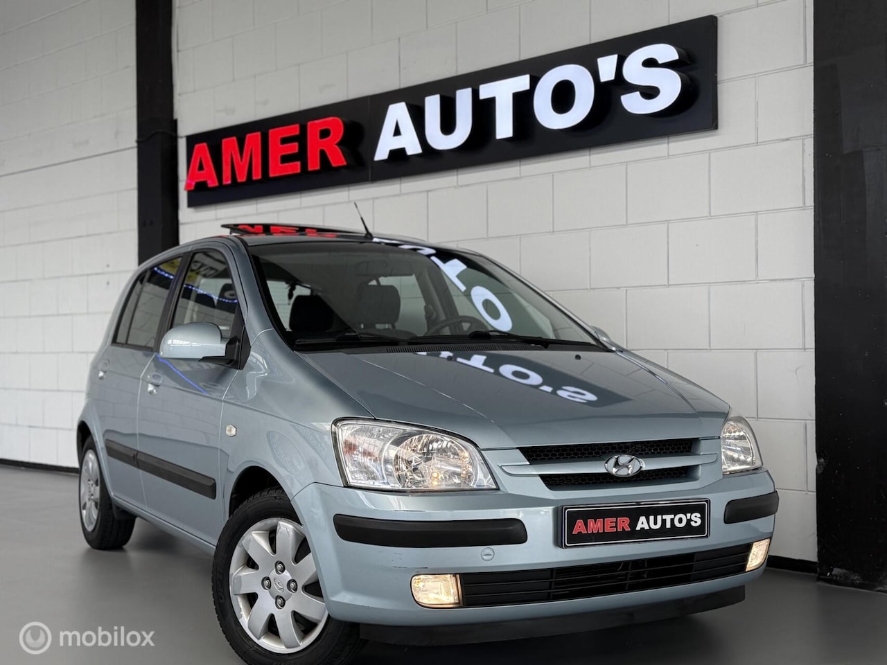 Hyundai Getz - 1.3i GLS /dakraam/Airco/5deurs/LAGE KM NAP!! - AutoWereld.nl