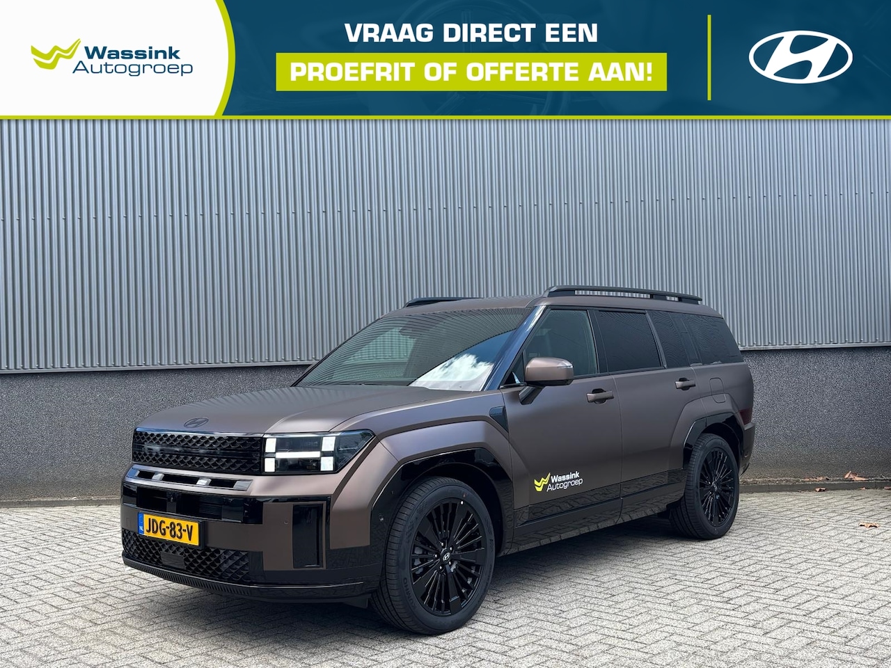Hyundai Santa Fe - 1.6 T-GDi PHEV 252pk Aut 4WD Black Line | 7 Zitplaatsen | Adaptive Cruise Control | 360° C - AutoWereld.nl