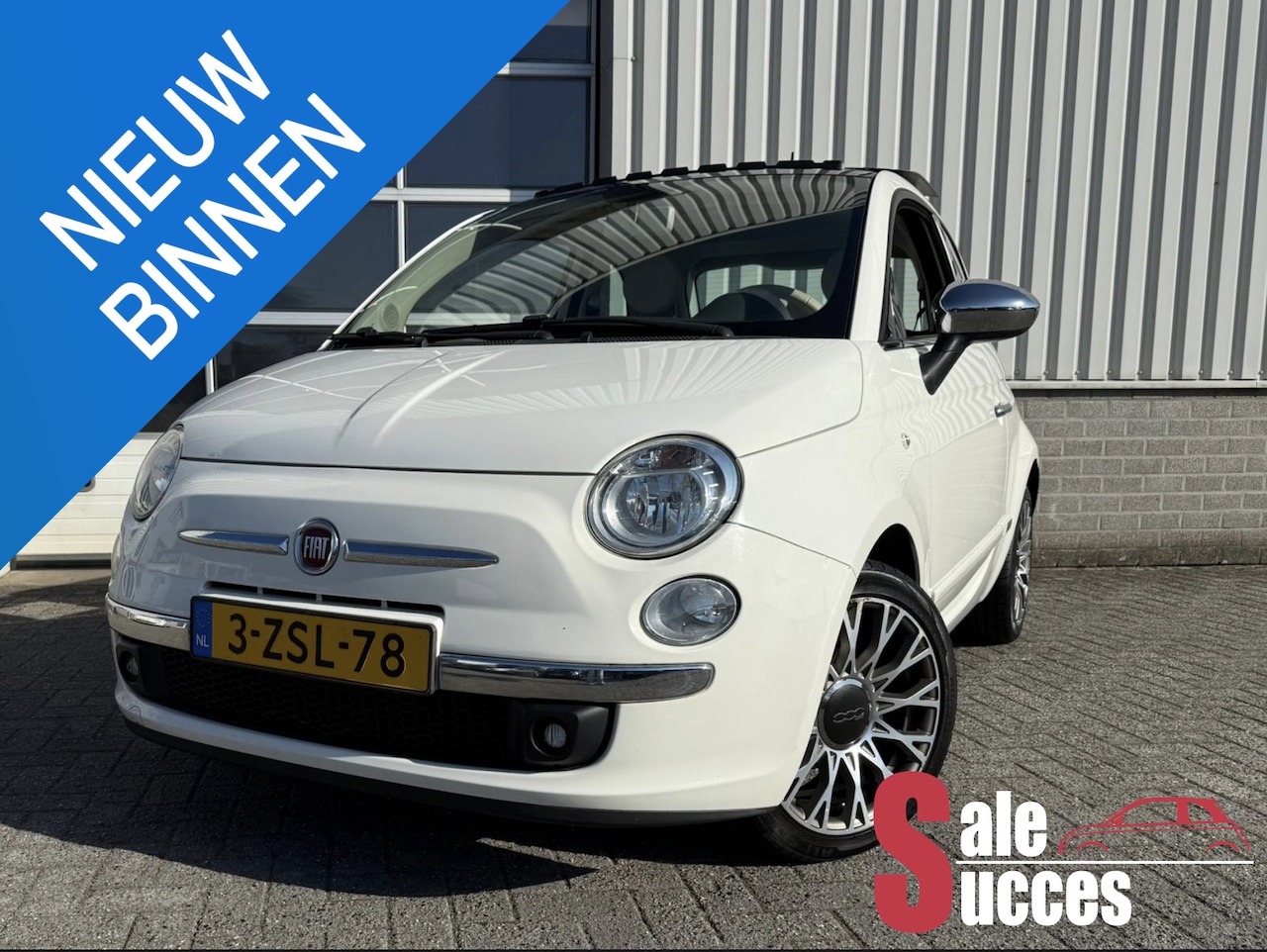 Fiat 500 - 1.2 Lounge Schuif-/Kanteldak - AutoWereld.nl