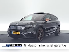 Skoda Enyaq iV - 80 204pk Founders Edition Black Warmtepomp Leder Trekhaak 360Camera Massage Panoramadak Na