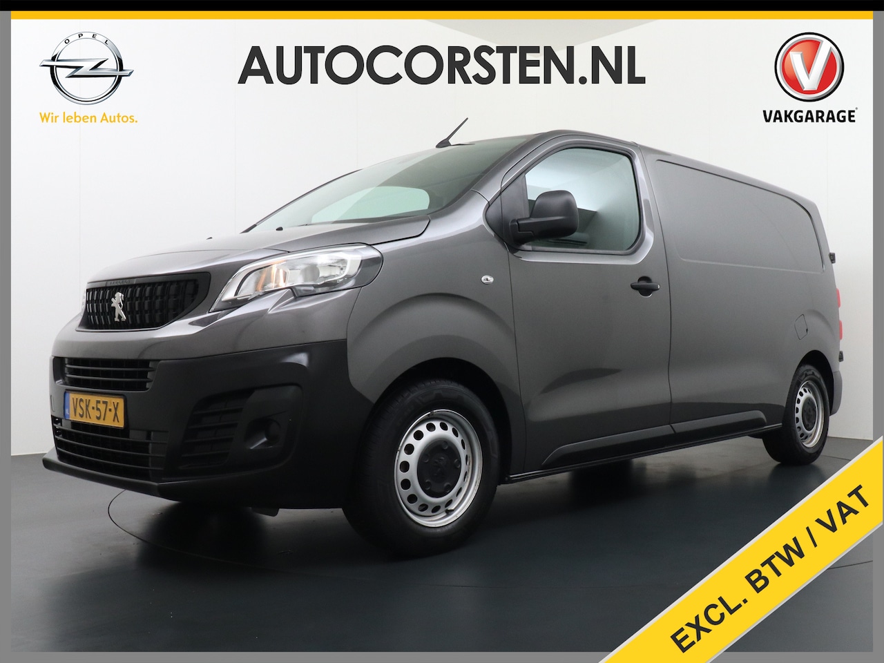 Peugeot Expert - 1.5HDI 101PK Airco Cruise Control Trekhaak Regensensor Premium Schuifdeur Betonplex Vloer - AutoWereld.nl