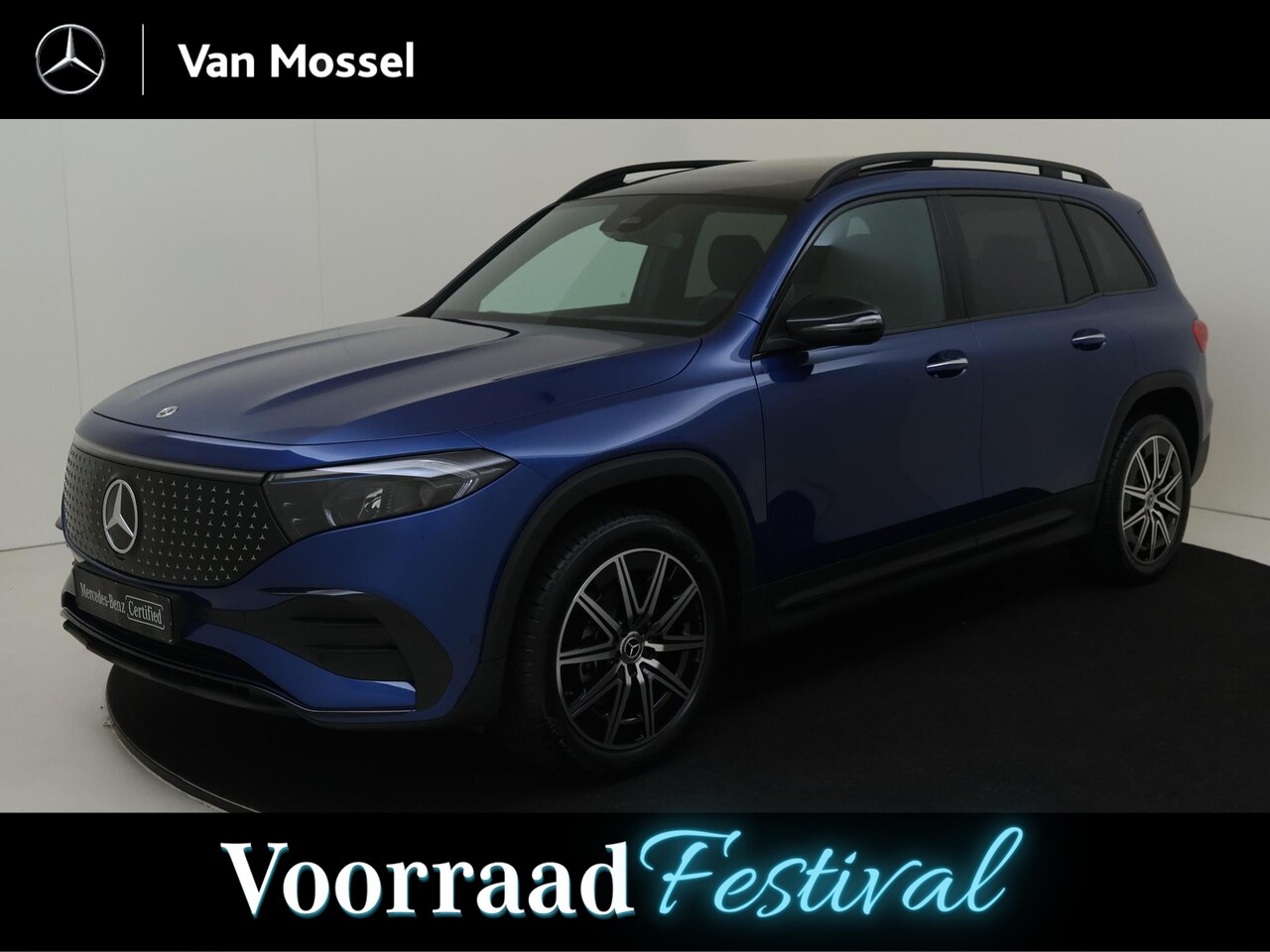 Mercedes-Benz EQB - 250+ AMG Line 71 kWh Nightpakket - Panoramadak - Carplay - Achteruitrijcamera - Stoelverwa - AutoWereld.nl