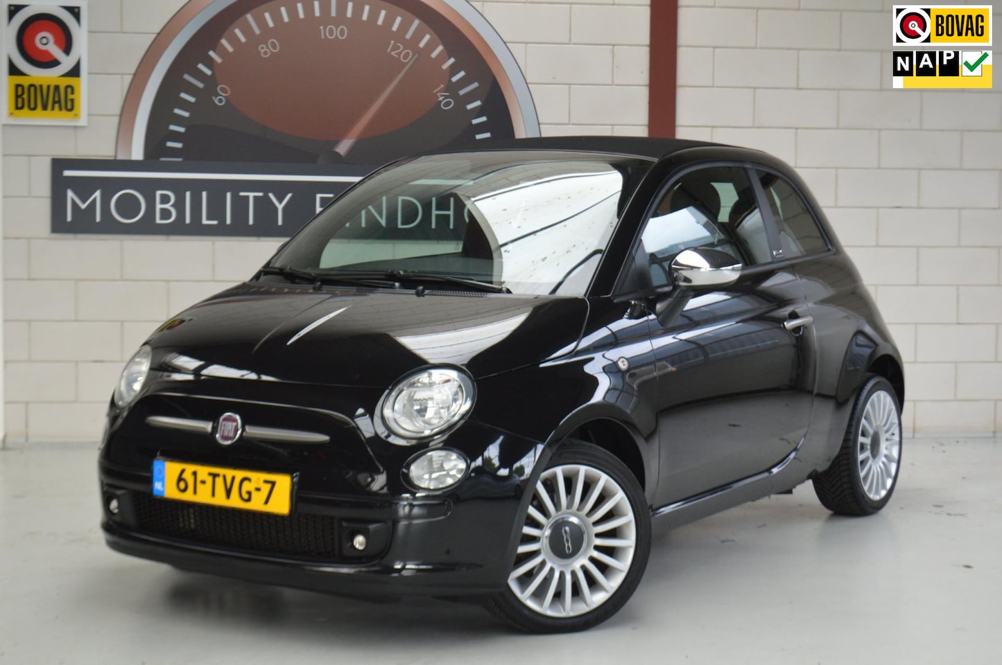 Fiat 500 - 0.9 Lounge CABRIO, ALS NIEUW! ALL-SEASON GARANTIE - AutoWereld.nl
