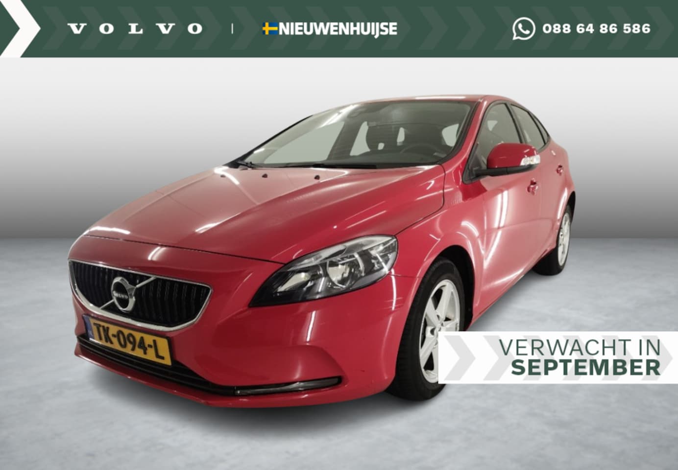 Volvo V40 - 1.5 T2 Kinetic | 1ste eigenaar | Airco | Cruise controle | Stoelhoogte verstelling | - AutoWereld.nl