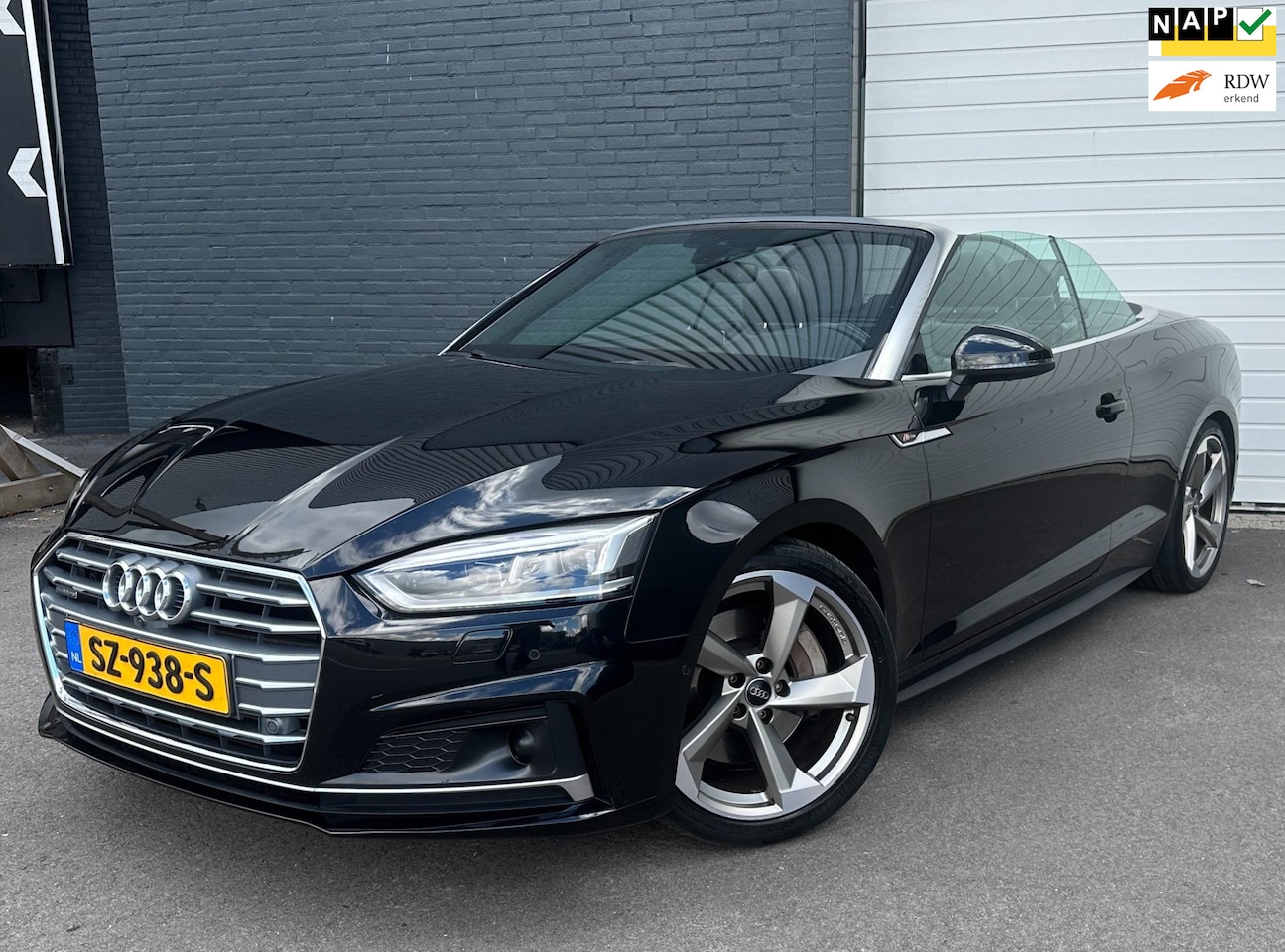 Audi A5 Cabriolet - 2.0 TFSI Sport Pro Line S 1EEIG/DEALERO-H/VIRTUAL/B&O/VOL - AutoWereld.nl