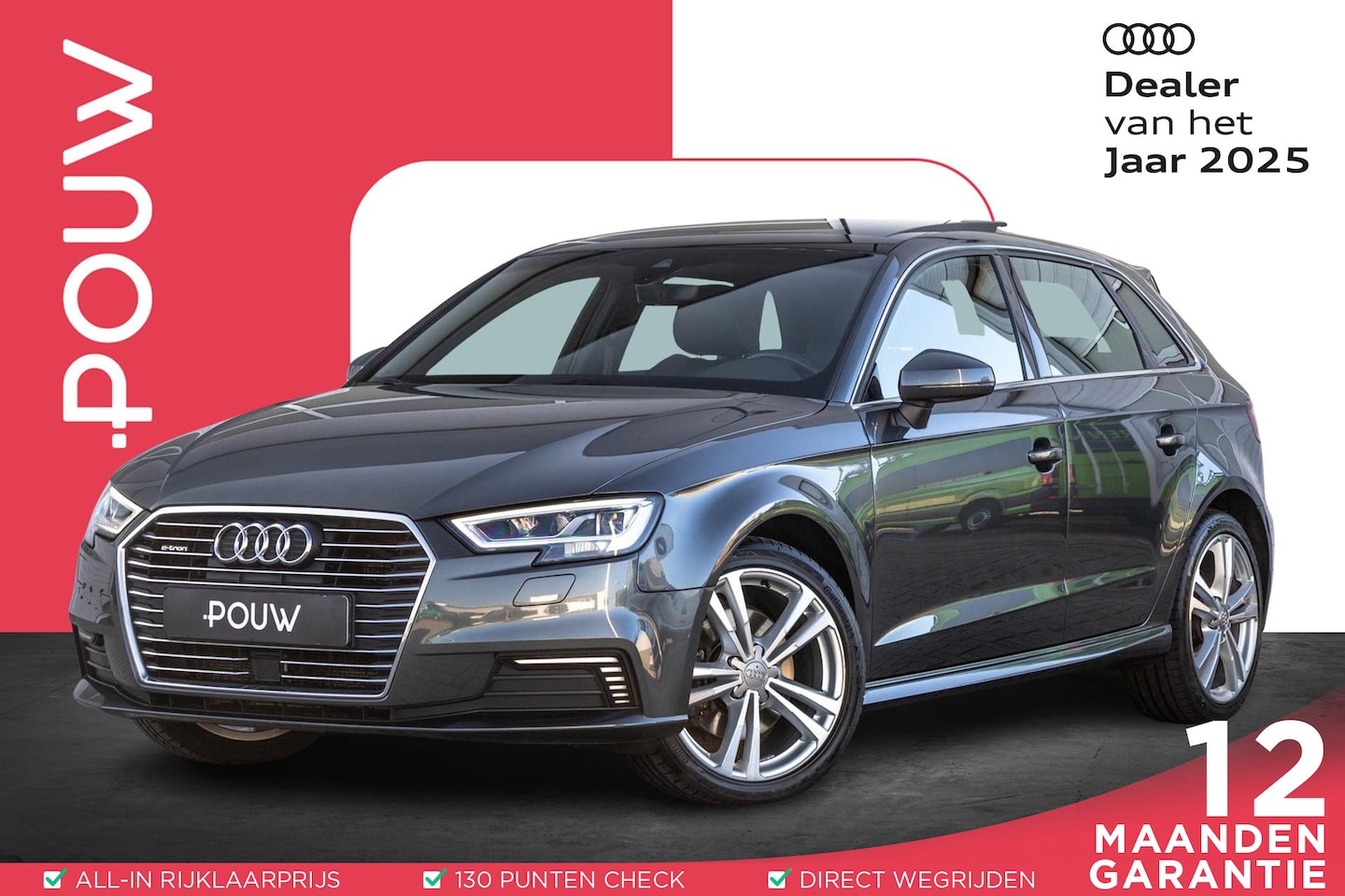 Audi A3 Sportback - 40 e-tron 204pk Advance Sport | SoH 91% | Panoramadak | Navigatie | Stoelverwarming - AutoWereld.nl