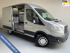 Ford Transit - SERVICEWAGEN 350 2.0 TDCI 130pk euro6 L2H2 Trend SORTIMO INRICHTING 3Persoons Grijs Metall