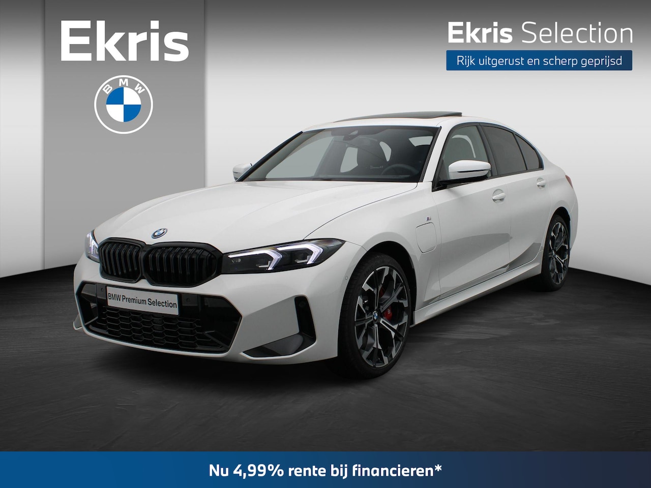 BMW 3-serie - Sedan 330e M Sportpakket Pro | Stuurwielrand Verwarmd | Trekhaak | Geluidswerende Ramen | - AutoWereld.nl