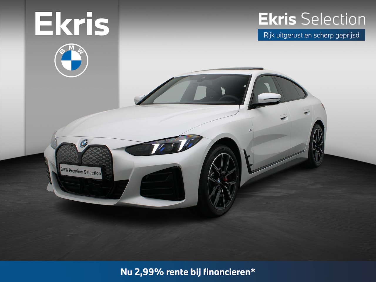 BMW i4 - eDrive35 M Sportpakket Pro | Comfort Pack | Stuurwielrand Verwarmd | Trekhaak | Schuif-/ K - AutoWereld.nl