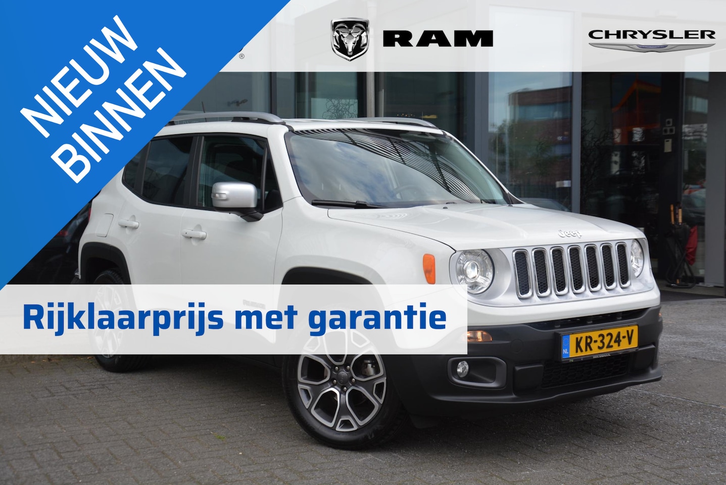 Jeep Renegade - 1.4 MultiAir Limited | 2de eigenaar | Dealer onderhouden - AutoWereld.nl