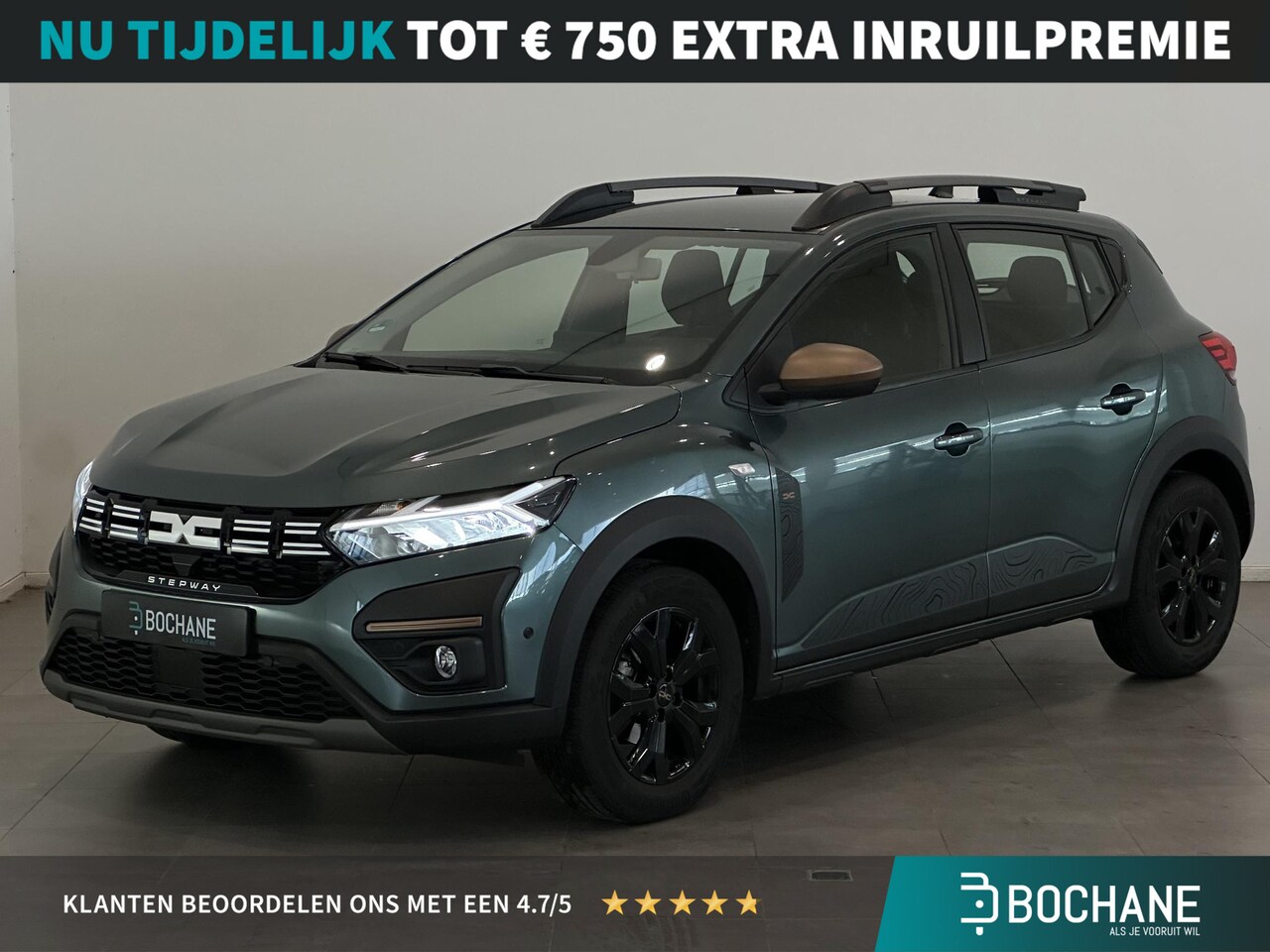 Dacia Sandero Stepway - 1.0 TCe 110 Extreme | Trekhaak | Climate Control | Cruise Control | Dodehoek Detectie | Ap - AutoWereld.nl