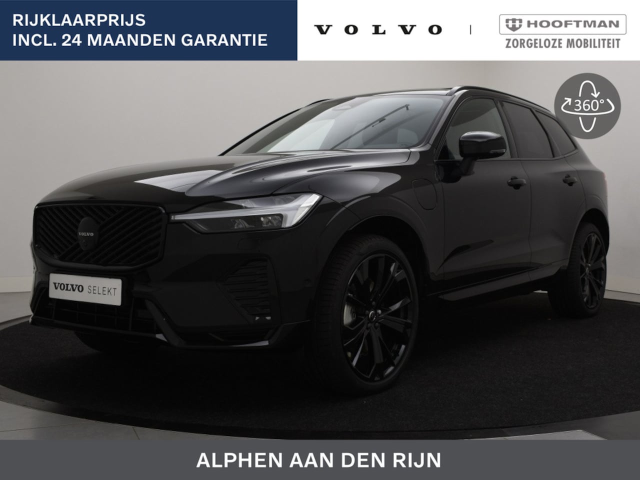 Volvo XC60 - T6 PLUG-IN HYBRID BLACK EDITION *NIEUW MODEL* 360GR CAM HEAD-UP - AutoWereld.nl