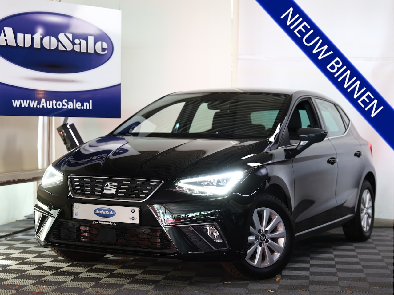 SEAT Ibiza - 1.0 TGI FR Business Intense NAVI CARPLAY CLIMA CAMERA PDC'19 - AutoWereld.nl