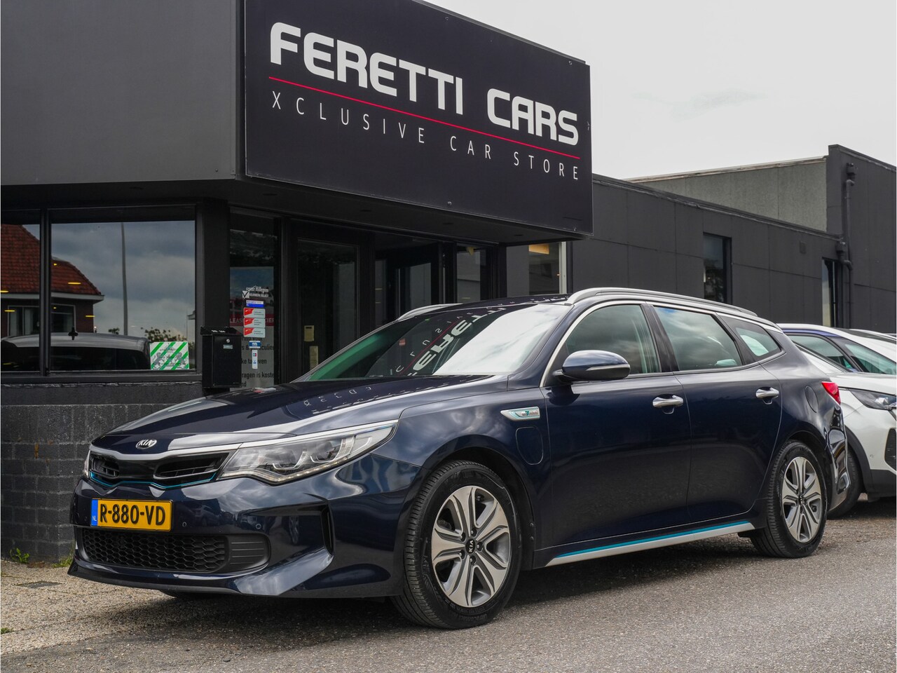 Kia Optima Sportswagon - 2.0 GDI PHEV AUT6 DYNAMIC LINE LEDER NAVI AIRCO CAMERA LMV PDC - AutoWereld.nl