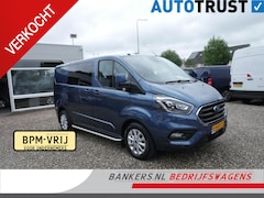 Ford Transit Custom - 2.0 TDCI 130PK, L1, Limited, Dubbel Cabine, Airco