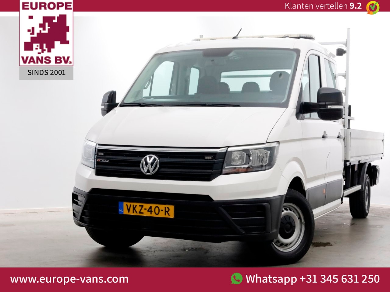Volkswagen Crafter - 35 2.0 TDI 177pk 4Motion 4x4 D.C. Open Laadbak 07-2021 - AutoWereld.nl