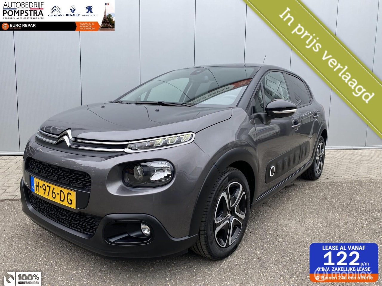 Citroën C3 - 1.2 PureTech S&S Feel Edition NAVI/PDC/CRUISE - AutoWereld.nl