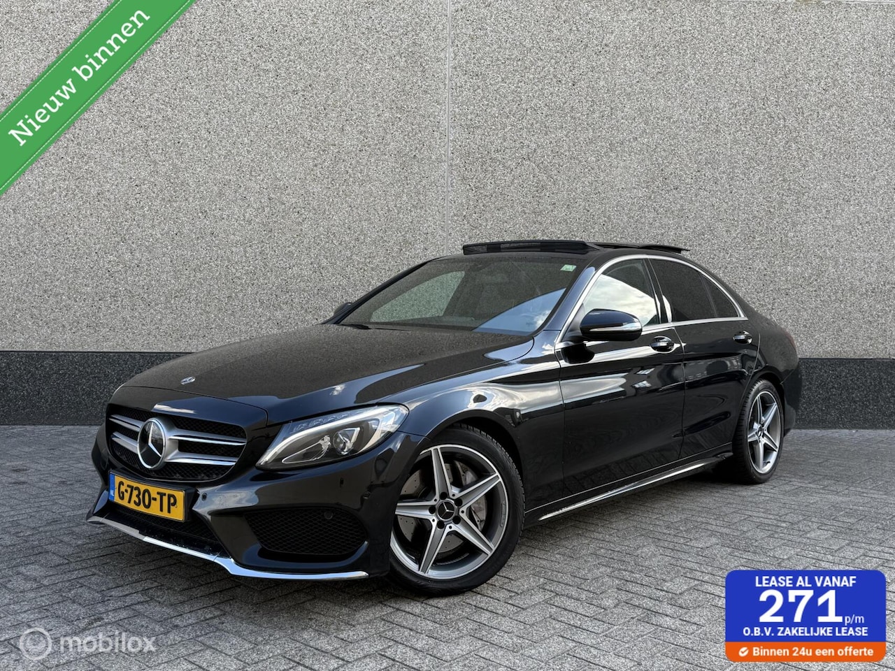Mercedes-Benz C-klasse - C300 CDI HYBRID Edition 1Aut AMG Panorama Led Navi Leder Apk 2015 - AutoWereld.nl