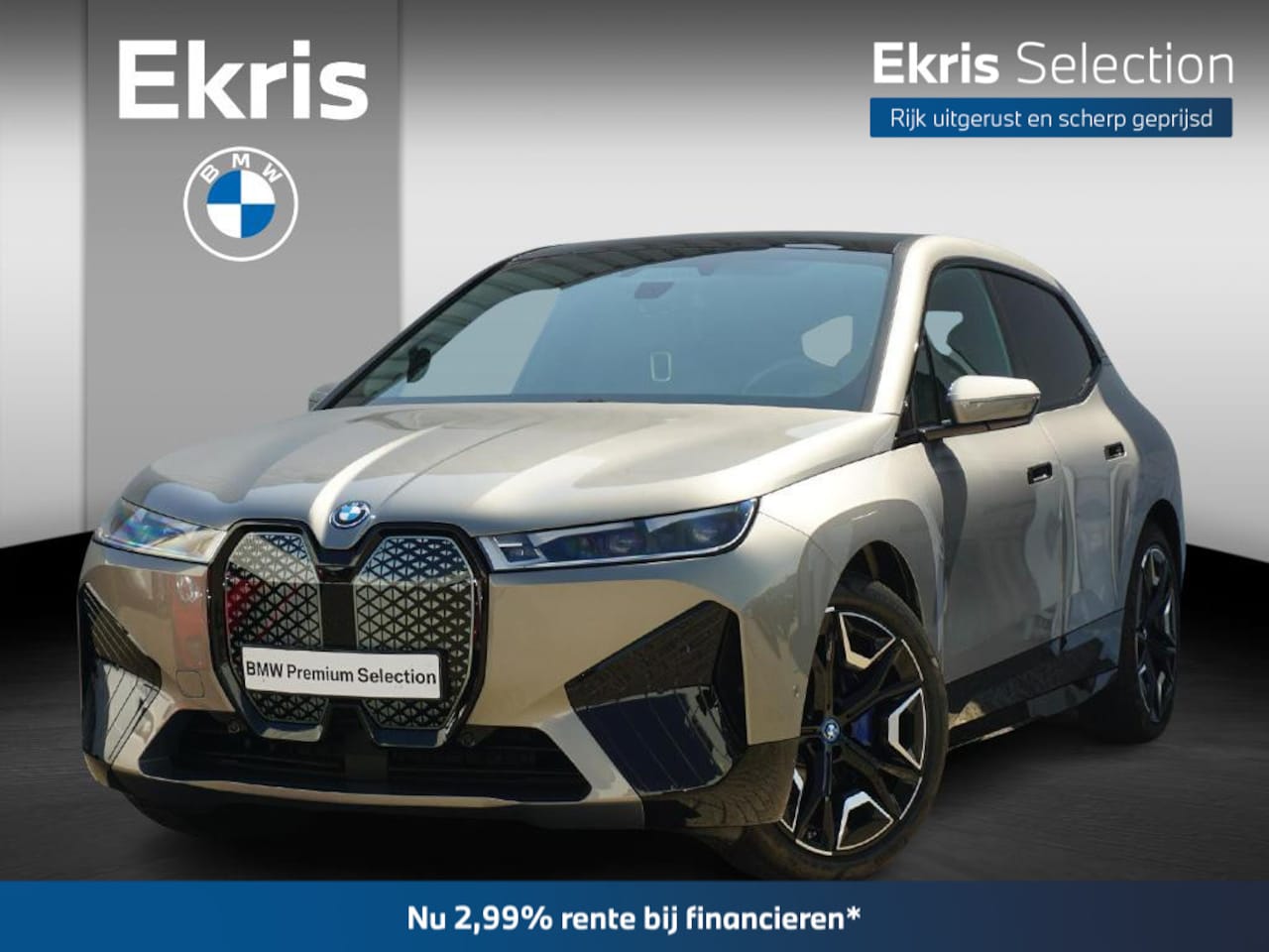 BMW iX - xDrive40 Sport Pakket | Luchtvering / Soft-Close / Panoramadak / Comfort Stoelen / Head-up - AutoWereld.nl