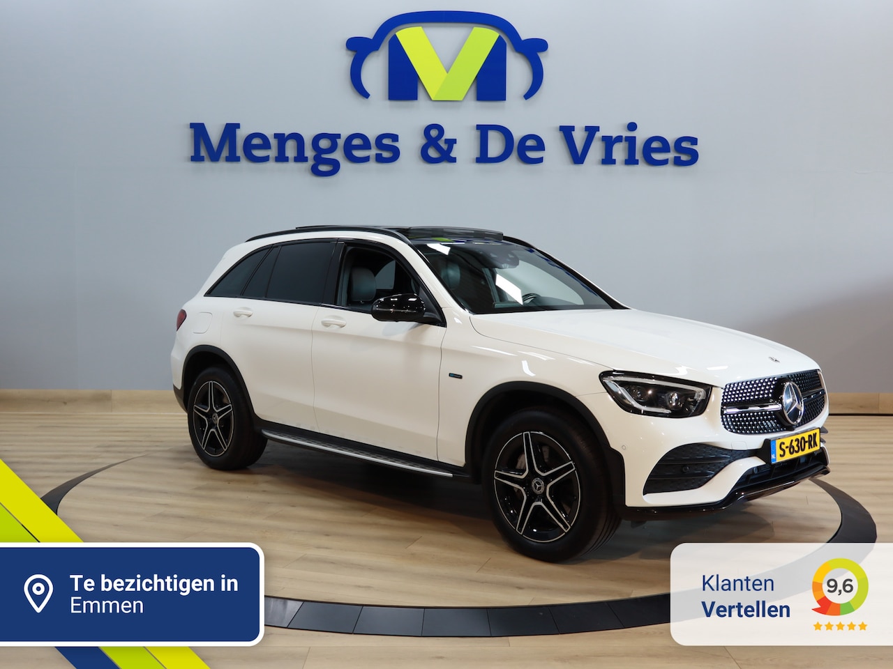 Mercedes-Benz GLC-klasse - 300e 4MATIC Premium Plus AMG Airco ECC | Panorama | Trekhaak | Virtual | 360 Camera | Crui - AutoWereld.nl