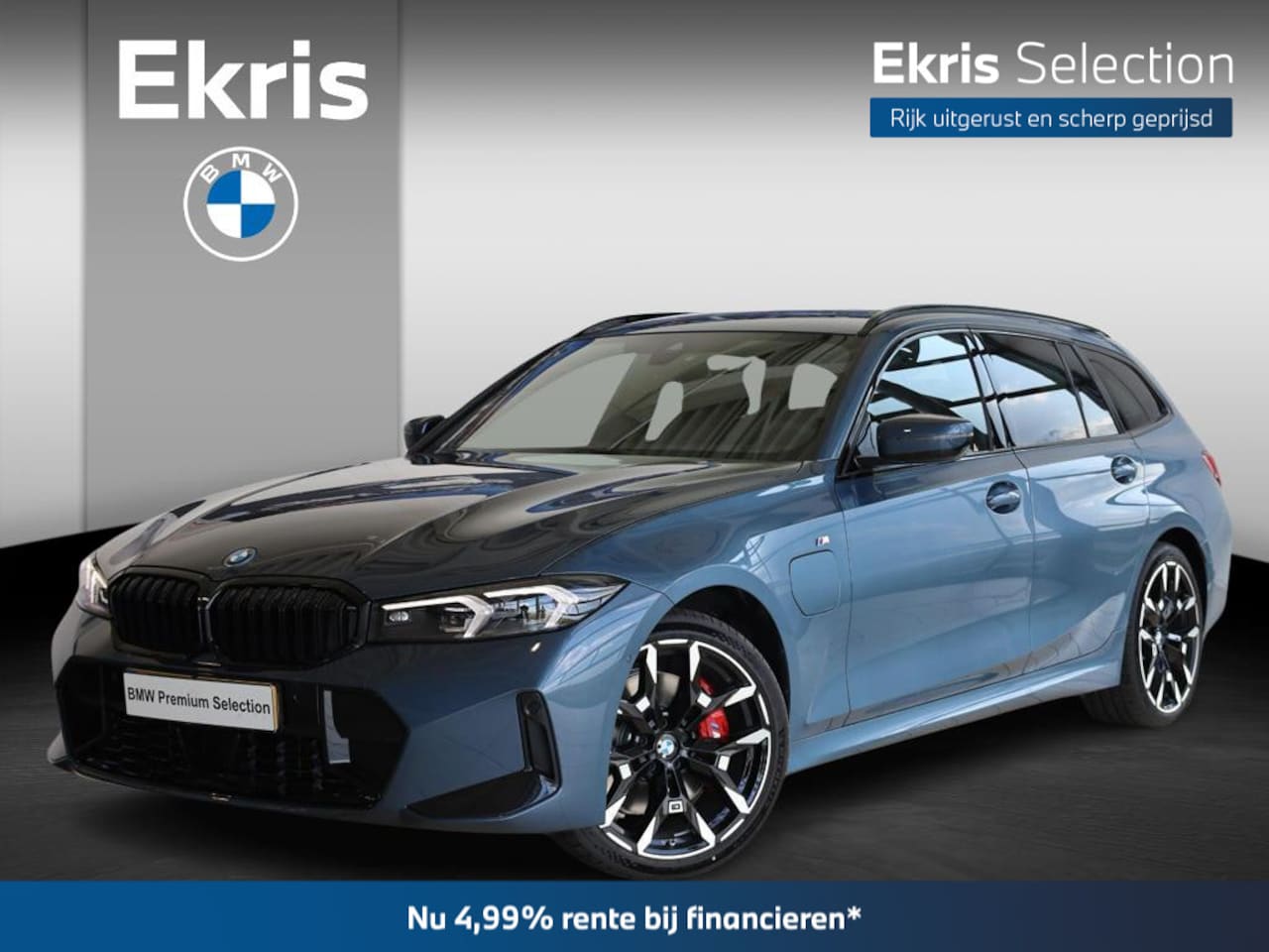 BMW 3-serie Touring - 330e M Sportpakket Pro | Artic Race Blue | 19'' LMV | Comfort Access | Ekris Selection - AutoWereld.nl