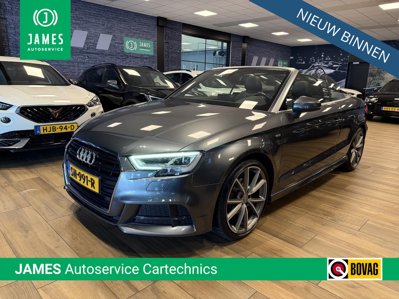 Audi A3 Cabriolet - 1.5 TFSI CoD Sport S Line Edition 1.5 TFSI CoD Sport S Line Edition - AutoWereld.nl