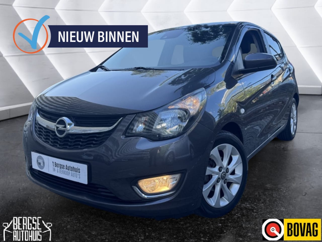 Opel Karl - 1.0 ecoFL Innovation Cruise Ecc Lmv Leer BT - AutoWereld.nl