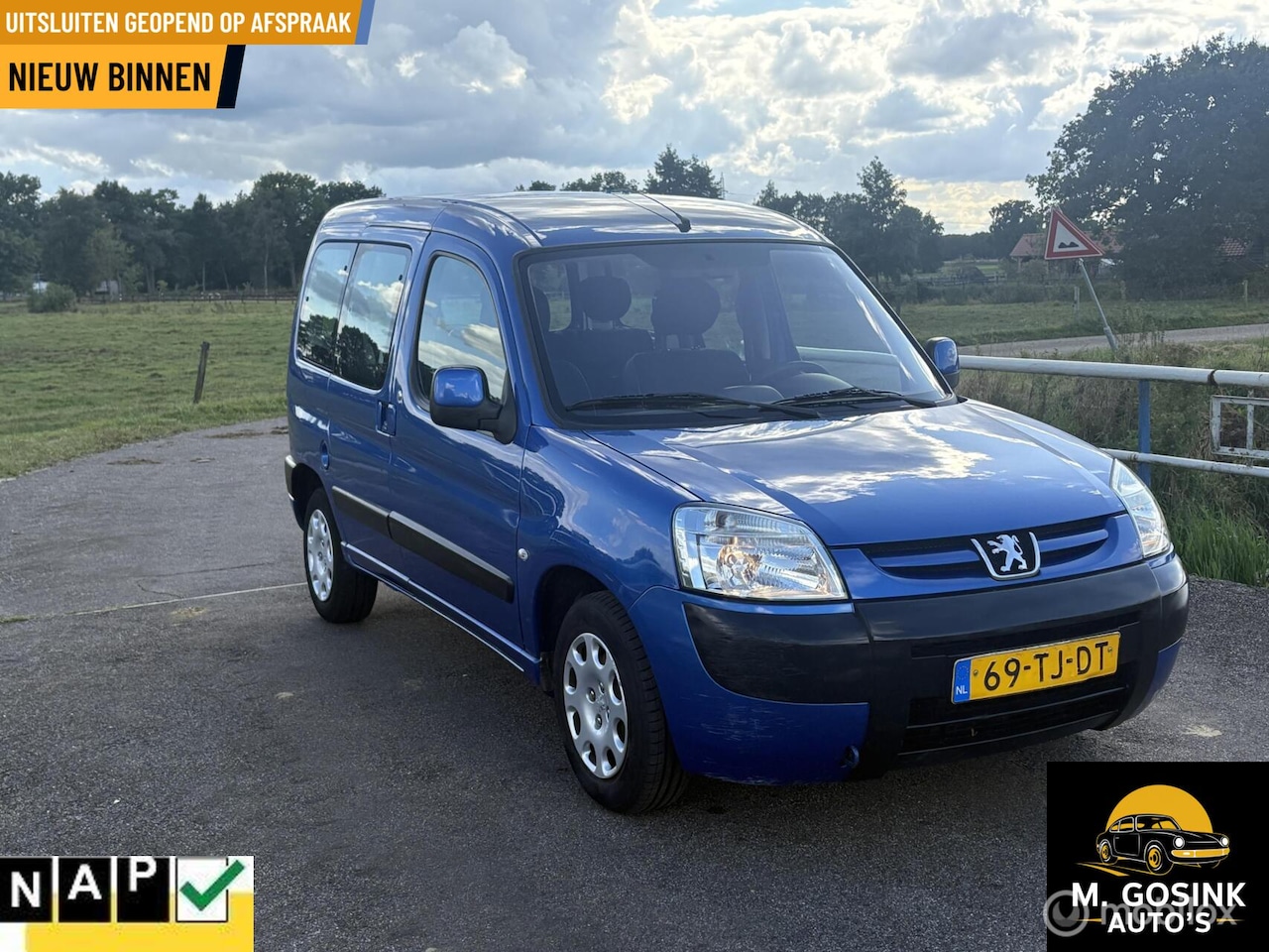Peugeot Partner MPV - Airco Cruise Nap 178DKM Dubbelschuifdeur - AutoWereld.nl