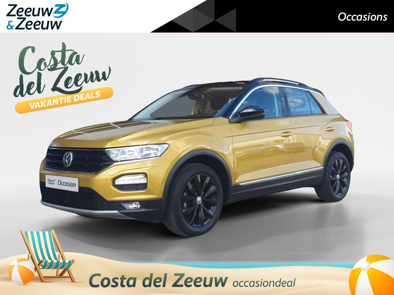 Volkswagen T-Roc - 1.0 TSI Style Business | Navigatie | Parkeersensoren voor en achter | Apple Carplay / Andr - AutoWereld.nl
