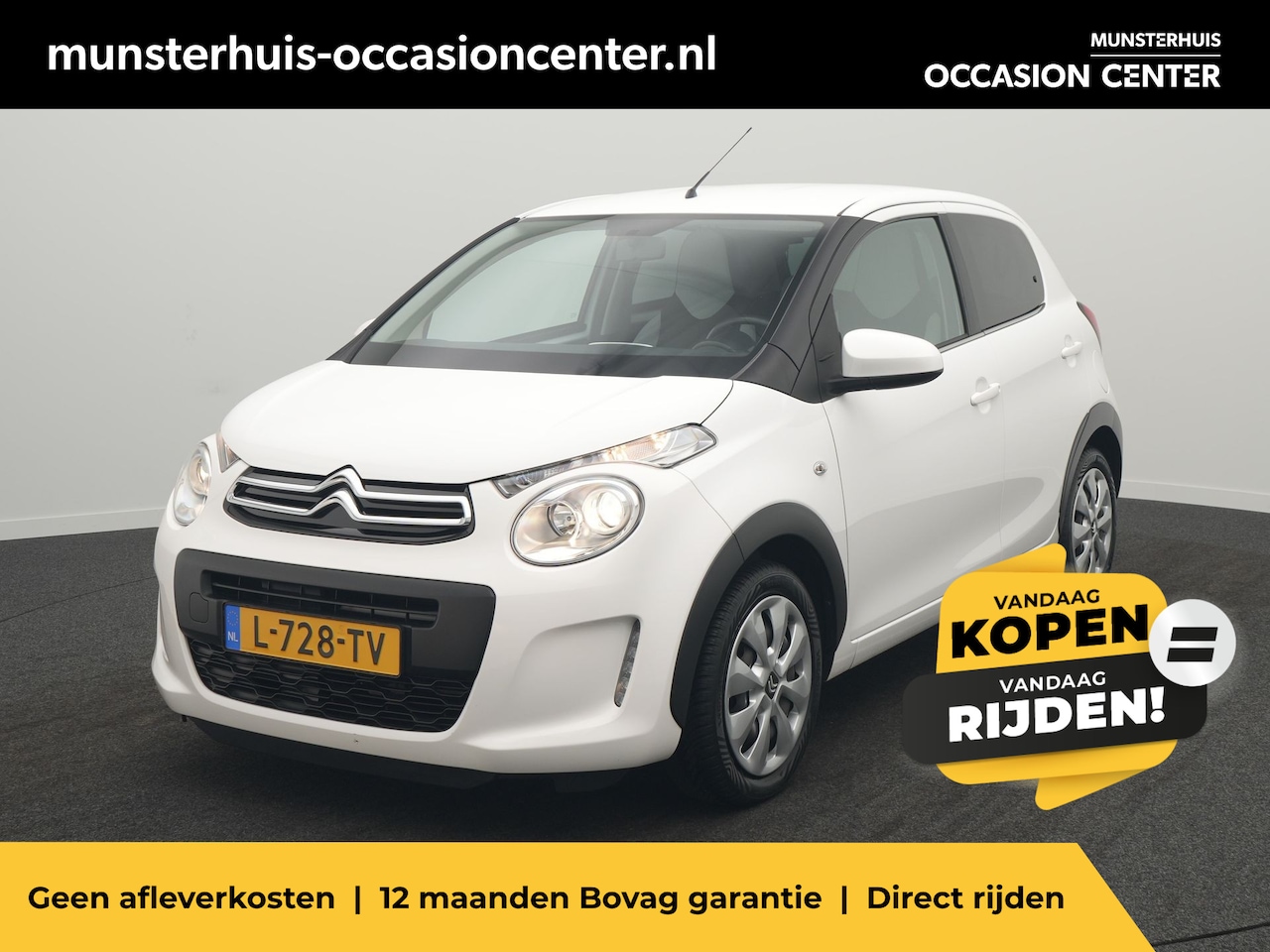 Citroën C1 - 1.0 VTi Millenium - RIJKLAARPRIJS - All Seasonbanden - Cruise Control - DAB - AutoWereld.nl