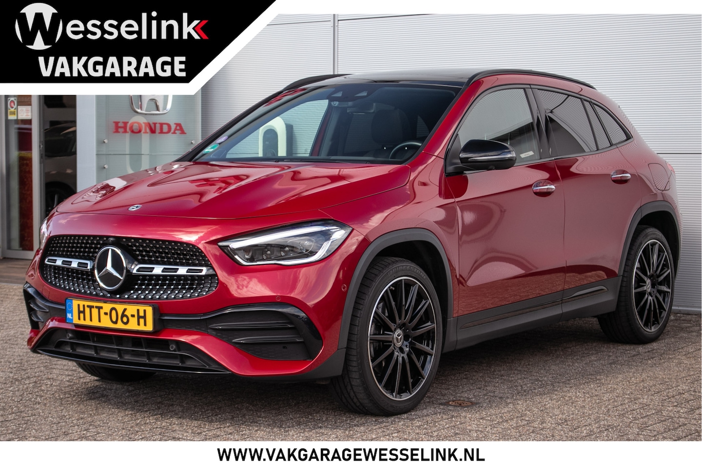 Mercedes-Benz GLA-Klasse - 250e AMG Line All-in rijklaarprijs | Pano dak | Leer | Ad. cruise | Trekhaak | Mem. stoele - AutoWereld.nl