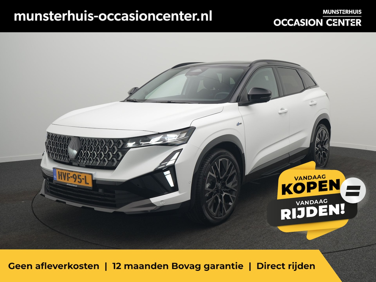 Renault Austral - E-Tech Full Hybrid 200 Iconic Esprit Alpine - RIJKLAARPRIJS - DEMO - Matwit metallic - Ada - AutoWereld.nl