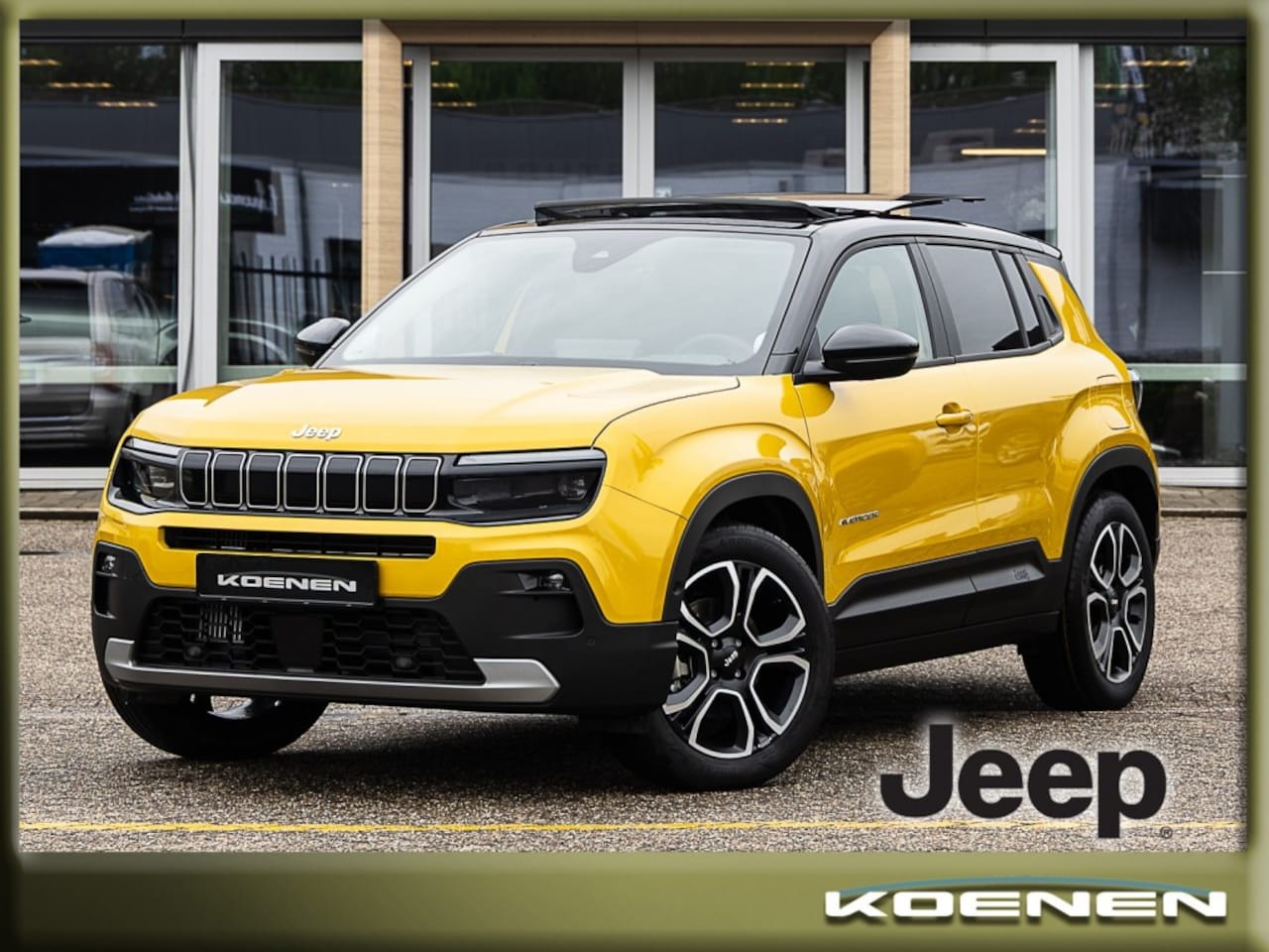 Jeep Avenger - 1.2 E-Hybrid SUMMIT Auto. PANO / LEER / ENTERTAINMENT PACK - AutoWereld.nl