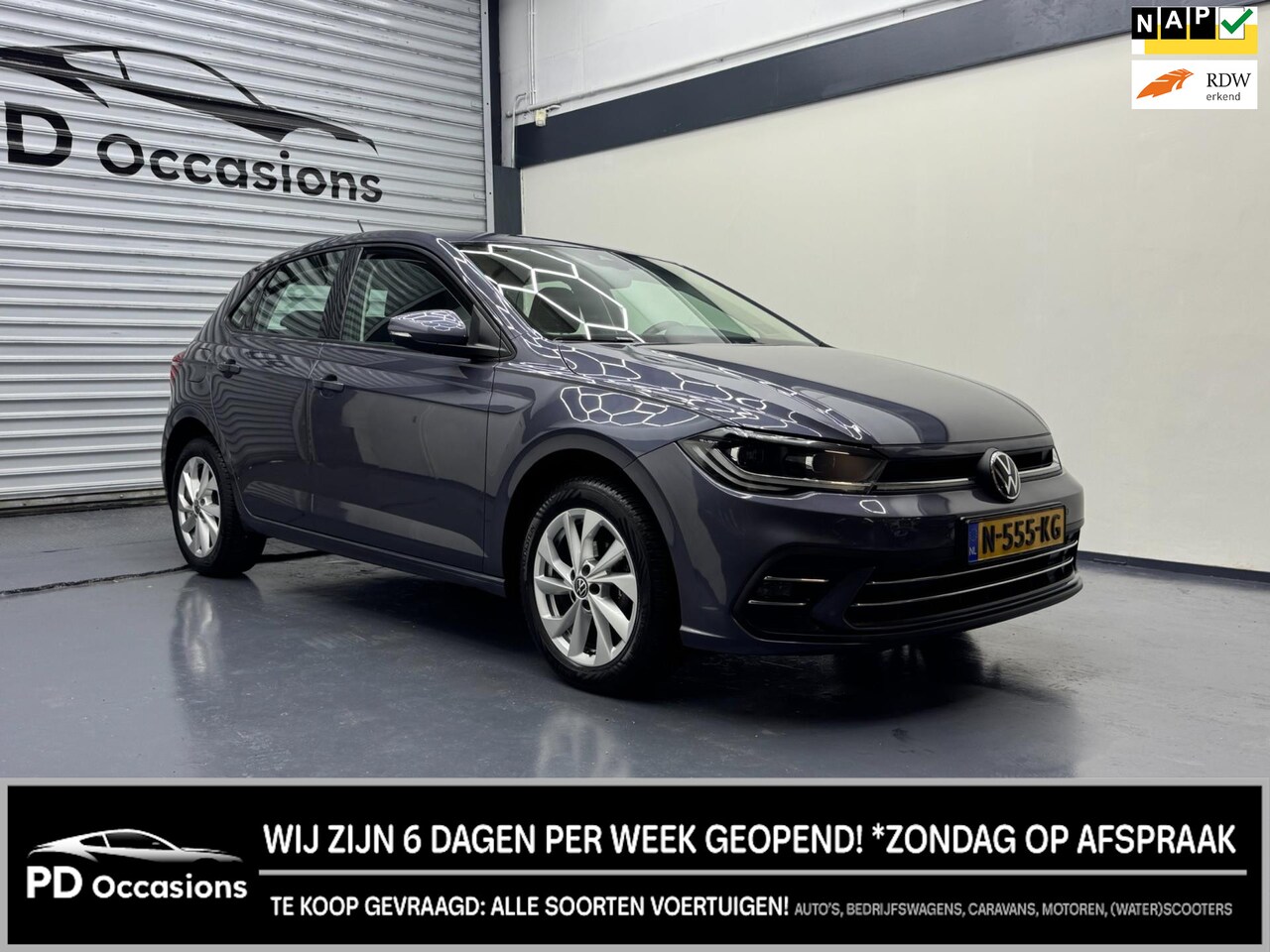 Volkswagen Polo - 1.0 TSI Style - ACC - Clima - IQ Light - Carplay - NAP - LM Velgen - AutoWereld.nl