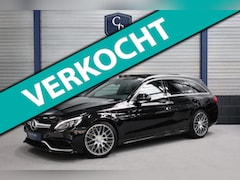 Mercedes-Benz C-klasse Estate - AMG 63 LED/PANO/HUD/HALF LEER+ALCANTARA+S.VERWARMING/19" LMV/PDC/ECC/12 MDN GARANTIE
